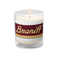 Candle Glass Jar Soy Wax Braniff 1978 Ultra Scheme Burgundy 1978