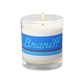 Candle Glass Jar Soy Wax Braniff 1978 Ultra Scheme Light Corvette Blue 1978