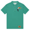 Polo Shirt Slim Fit Men's Women's Braniff Toucan South America with Bluebird Logo