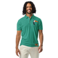 Polo Shirt Slim Fit Men's Women's Braniff Toucan South America with Bluebird Logo