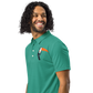Polo Shirt Slim Fit Men's Women's Braniff Toucan South America with Bluebird Logo