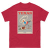 T-Shirt Basic Short Sleeve Mens Womens Braniff Remastered Texas Ranch Cowboy 1963 Gray