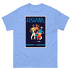 T-Shirt Basic Short Sleeve Mens Womens Braniff Remastered Havana Cuba Samba Band 1963 Blue
