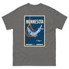 T-Shirt Basic Short Sleeve Mens Womens Braniff Remastered Minnesota Fishing 1963 Blue