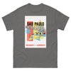 T-Shirt Basic Short Sleeve Mens Womens Braniff Remastered Brazil Downtown Sao Paulo 1963 Original