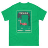 T-Shirt Basic Short Sleeve Mens Womens Braniff Remastered Texas Oil Gusher 1963 Green