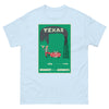 T-Shirt Basic Short Sleeve Mens Womens Braniff Remastered Texas Oil Gusher 1963 Green