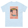 T-Shirt Basic Short Sleeve Mens Womens Braniff Remastered Texas Oil Gusher 1963 Pink