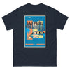 T-Shirt Basic Short Sleeve Mens Womens Braniff Remastered Brazil Downtown Sao Paulo 1963 Blue