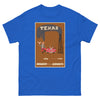 T-Shirt Basic Short Sleeve Mens Womens Braniff Remastered Texas Oil Gusher 1963 Brown