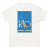 T-Shirt Basic Short Sleeve Mens Womens Braniff Remastered Brazil Rio de Janeiro Toucan 1963 Blue