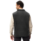 Vest Fleece Men's Braniff X Columbia with Boeing 727 1971 Two Tone Takeoff with Flying Colors