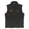 Vest Fleece Men's Braniff X Columbia with Boeing 727 1971 Two Tone Takeoff with Flying Colors