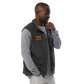Vest Fleece Men's Braniff X Columbia with Boeing 727 1971 Two Tone Takeoff with Flying Colors