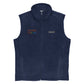 Vest Fleece Men's Braniff X Columbia with 1971 Flying Colors South America Logo