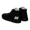 Braniff Sky High Top Canvas Shoes Mens BI Logo End of the Plain Plane 1965 Black ONLY Available in Certain Countries See List Below