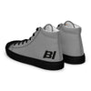 Braniff Sky High Top Canvas Shoes Mens BI Logo End of the Plain Plane 1965 Gray ONLY Available in Certain Countries See List Below