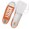 Braniff Sky High Top Canvas Shoes Mens BI Logo End of the Plain Plane 1965 Orange ONLY Available in Certain Countries See List Below