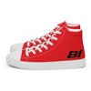 Braniff Sky High Top Canvas Shoes Mens BI Logo End of the Plain Plane 1967 Red ONLY Available in Certain Countries See List Below