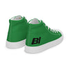 Braniff Sky High Top Canvas Shoes Mens BI Logo End of the Plain Plane 1965 Panagra Green ONLY Available in Certain Countries See List Below