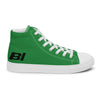 Braniff Sky High Top Canvas Shoes Mens BI Logo End of the Plain Plane 1965 Panagra Green ONLY Available in Certain Countries See List Below