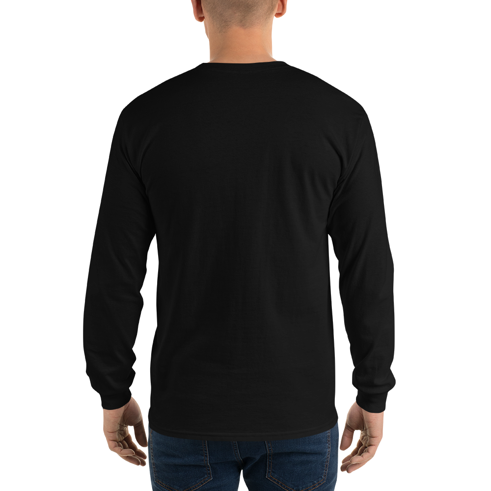 Long Sleeve Shirt by Gildan Men's Women's Braniff Lockheed L-188 Electra 1967 Solid Color Scheme