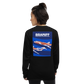 Long Sleeve Shirt by Gildan Men's Women's Braniff Boeing 727 Bicentennial Color Scheme on Shirt Back