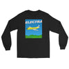 Long Sleeve Shirt by Gildan Men's Women's Braniff Lockheed L-188 Electra 1967 Solid Color Scheme