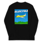 Long Sleeve Shirt by Gildan Men's Women's Braniff Lockheed L-188 Electra 1967 Solid Color Scheme