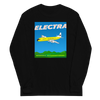 Long Sleeve Shirt by Gildan Men's Women's Braniff Lockheed L-188 Electra 1967 Solid Color Scheme