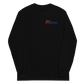 Long Sleeve Shirt by Gildan Men's Women's Braniff Boeing 727 Bicentennial Color Scheme on Shirt Back