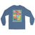 Long Sleeve Shirt by Gildan Men's Women's Braniff Luggage Tags Destinations