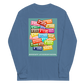Long Sleeve Shirt by Gildan Men's Women's Braniff Luggage Tags Destinations