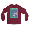 Long Sleeve Shirt by Gildan Men's Women's Braniff Concorde SST Jet Inflight