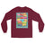 Long Sleeve Shirt by Gildan Men's Women's Braniff Luggage Tags Destinations