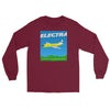 Long Sleeve Shirt by Gildan Men's Women's Braniff Lockheed L-188 Electra 1967 Solid Color Scheme