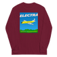 Long Sleeve Shirt by Gildan Men's Women's Braniff Lockheed L-188 Electra 1967 Solid Color Scheme