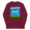 Long Sleeve Shirt by Gildan Men's Women's Braniff Lockheed L-188 Electra 1967 Solid Color Scheme