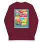 Long Sleeve Shirt by Gildan Men's Women's Braniff Luggage Tags Destinations