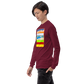 Long Sleeve Shirt by Gildan Men's Women's Braniff Lockheed L-188 1967 Solid Color Scheme