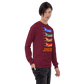 Long Sleeve Shirt by Gildan Men's Women's Braniff Boeing 727 Takeoff with Flying Colors 1971 Two Tone