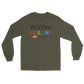 Long Sleeve Shirt by Gildan Men's Women's Braniff Flying Colors McDonnell Douglas DC-8-62 1978 Ultra