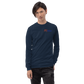 Long Sleeve Shirt by Gildan Men's Women's Braniff Boeing 727 Bicentennial Color Scheme on Shirt Back