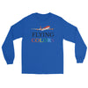 Long Sleeve Shirt by Gildan Men's Women's Braniff Flying Colors McDonnell Douglas DC-8-62 1978 Ultra