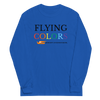 Long Sleeve Shirt by Gildan Men's Women's Braniff Flying Colors with Bluebird of Happiness