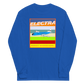 Long Sleeve Shirt by Gildan Men's Women's Braniff Lockheed L-188 1967 Solid Color Scheme