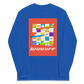 Long Sleeve Shirt by Gildan Men's Women's Braniff McDonnell Douglas DC-8-62 1967 Solid Color Scheme