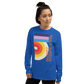 Long Sleeve Shirt by Gildan Men's Women's Braniff DFW Airport Swirl Design 1973