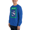 Long Sleeve Shirt by Gildan Men's Women's Braniff Concorde SST Jet Inflight