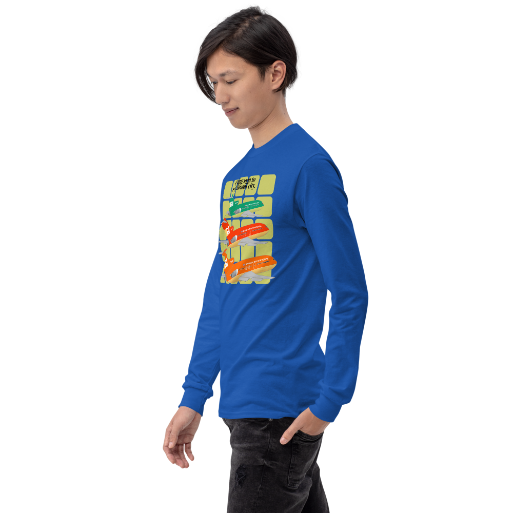 Long Sleeve Shirt Unisex by Gildan Braniff Boeing 727 1971 Two Tone Coming Soon